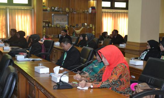 Penerimaan Kunjungan Diklat Kepemimpinan Tingkat IV Angkatan 171  Kabupaten Mojokerto, Kamis 22 Mare