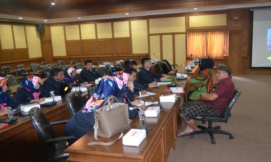 Penerimaan Kunjungan Diklat PIM IV Angkatan XV Pemerintah Kabupaten Barru, Kamis 5 April 2018