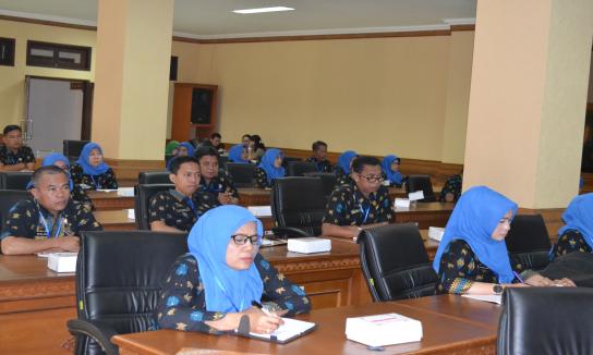 Penerimaan Kunjungan Diklat PIM IV Kabupaten Luwu, Senin 9 April 2018