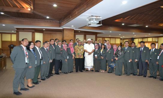 Penerimaan Kunjungan Diklat PIM III Angkatan XVI Regional Makassar Tahun 2018, Rabu 18 April 2018