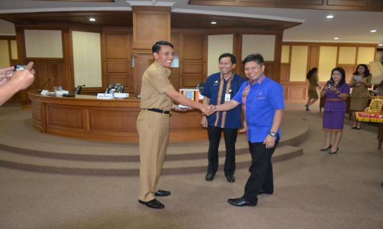 Penerimaan Kunjungan Diklat Kepemimpinan Tingkat IV Angkatan 314 dan 315 Pemerintah Kabupaten Tana T