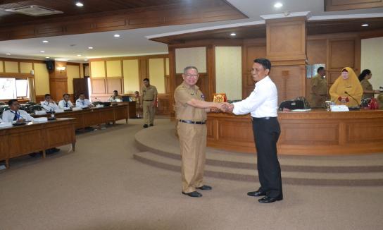 Penerimaan Kunjungan Diklat PIM  III Angkatan 2 dan 3 Pusat  PPSDM Kemendagri  Regional Bukittinggi,