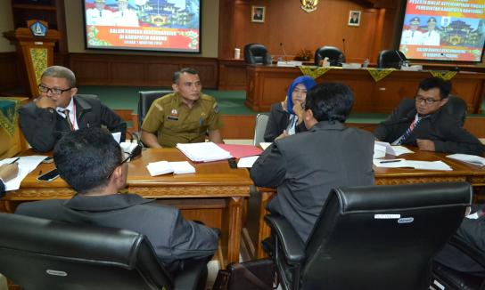 Penerimaan Kunjungan Diklat PIM Tingkat III Kabupaten Banyumas, Selasa 7 Agustus 2018 bertempat di R