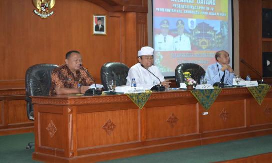 Penerimaan Kunjungan Diklat PIM IV Kabupaten Grobogan Tahun 2017