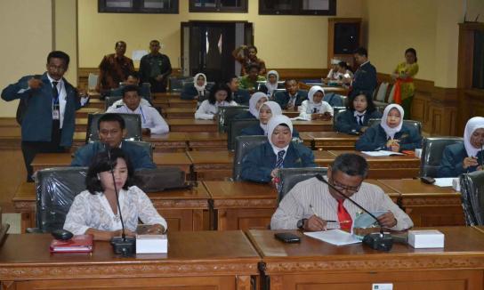 Penerimaan Kunjungan Diklat PIM IV Kabupaten Grobogan Tahun 2017